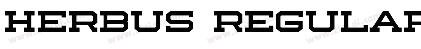 Herbus Regular字体转换